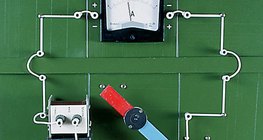 由旋转磁铁引起的电流