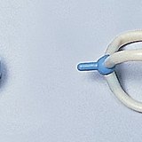 氮分子的空间填充以及其球棒模型