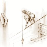 与地球的中心垂直的线点