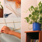 用竹签制作花架