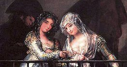 フランシスコ・ゴヤ：バルコニーのマハス（1810年-1815年、印象派）