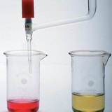 Neutralizing hydrochloric acid with solution of sodium hydroxide (using pH indicator)