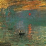 Monet: Impression, Sunrise (1872, Impressionism)
