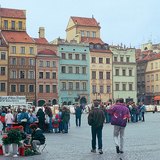 华沙老城，波兰