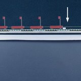 拖着一俩载重的小车