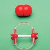 Space-filling and ball-and-stick models of an oxygen molecule
