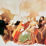 莫里兹·冯·施温德：舒伯特音乐会（1868年）