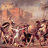 David - The Intervention of the Sabine Women (1799, Classicism)