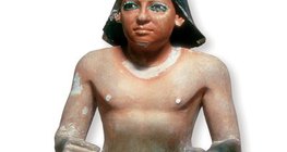 一个埃及书吏的雕像