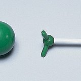 氯分子的空间填充及其棒模型