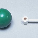 The space-filling and stick model of the hydrogen chloride molecule