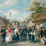 米克洛斯·巴拉巴斯：女婿的到来（匈牙利国家美术馆）