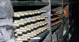 酒窖裏的葡萄酒