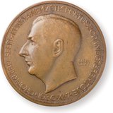 Emlékérem Klebelsberg Kunó portréjával 