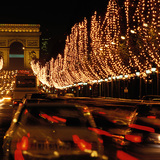 巴黎靠近凱旋門的交通