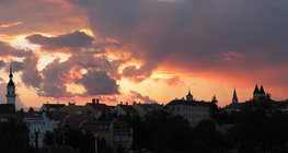 日落时的廷得耳效应