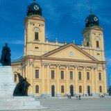 A Református Nagytemplom homlokzata (Debrecen, 1805–1819, klasszicizmus)