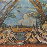 Paul Cézanne: The Bathers (1898-1905, post-Impressionism)