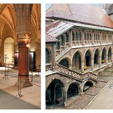 科文城堡：大会议堂和庭院（罗马尼亚）