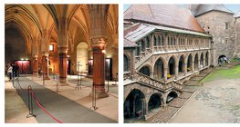 科文城堡：大會議堂和庭院（羅馬尼亞）