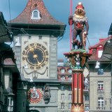 著名的伯尔尼时钟塔