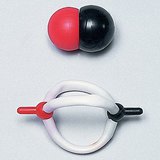 一氧化碳分子的空间填充以及球和棒的模型
