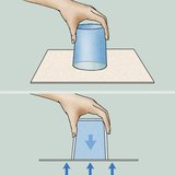 为什么水还留在玻璃里面？