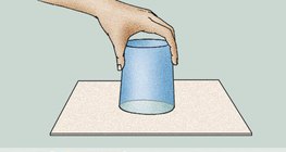 為什麼水還留在玻璃裏面？