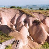 安纳托利亚中部地区雨水造成的侵蚀（土耳其）