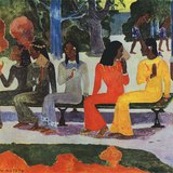 保罗·高更：我们今天不去集市（1892年，后印象派）