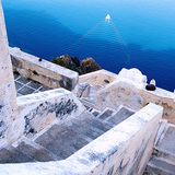 圣托里尼岛的楼梯