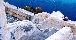 圣托里尼岛的楼梯