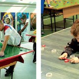 按钮足球游戏的玩家