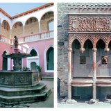 维谢格拉德城堡的主要景点有红色大理石喷泉与狮子喷泉