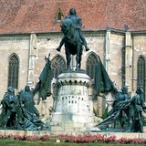 科洛茲堡的马伽拾国王的雕像