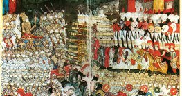 當代奧斯曼繪畫描述的莫哈奇戰役