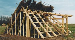 坑屋的建造 - 第二步