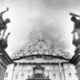 在布拉格城堡的装饰门