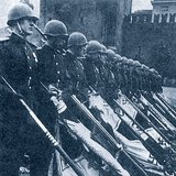 在莫斯科的胜利大游行