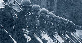 在莫斯科的胜利大游行