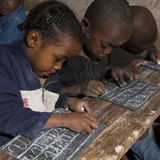 Schoolchildren in Madagascar
