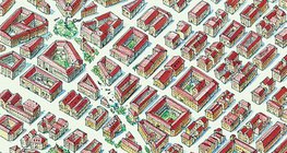 道路の規則的なネットワーク