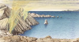 远古时代地球的表面