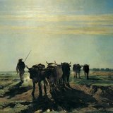 康斯坦·特魯瓦永 - 小公牛（1852年，现实主义）