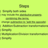 3.3 solve multi step equations - day 1
