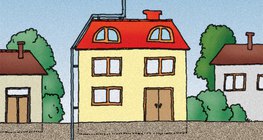 建築物上的避雷針