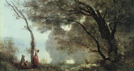 柯羅：緬懷莫爾泰豐坦（1864年，現實主義）