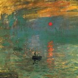 Claude Monet: Impression, Sunrise (1872, impressionism)