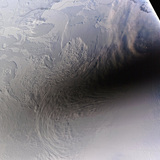 The shadow of a solar eclipse cast on Earth