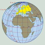 Európa földrajzi fekvésének meghatározása a földrajzi fokhálózat segítségével 